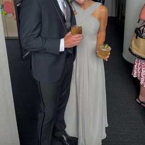 Azazie Kaleigh Silver Size 2